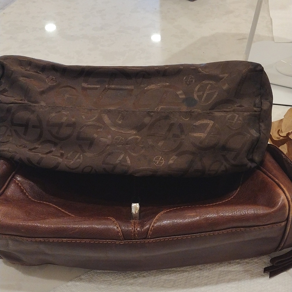 Francesco Biasia Hobo Bag Rich Soft Brown Leather / Suede - Picture 9 of 16